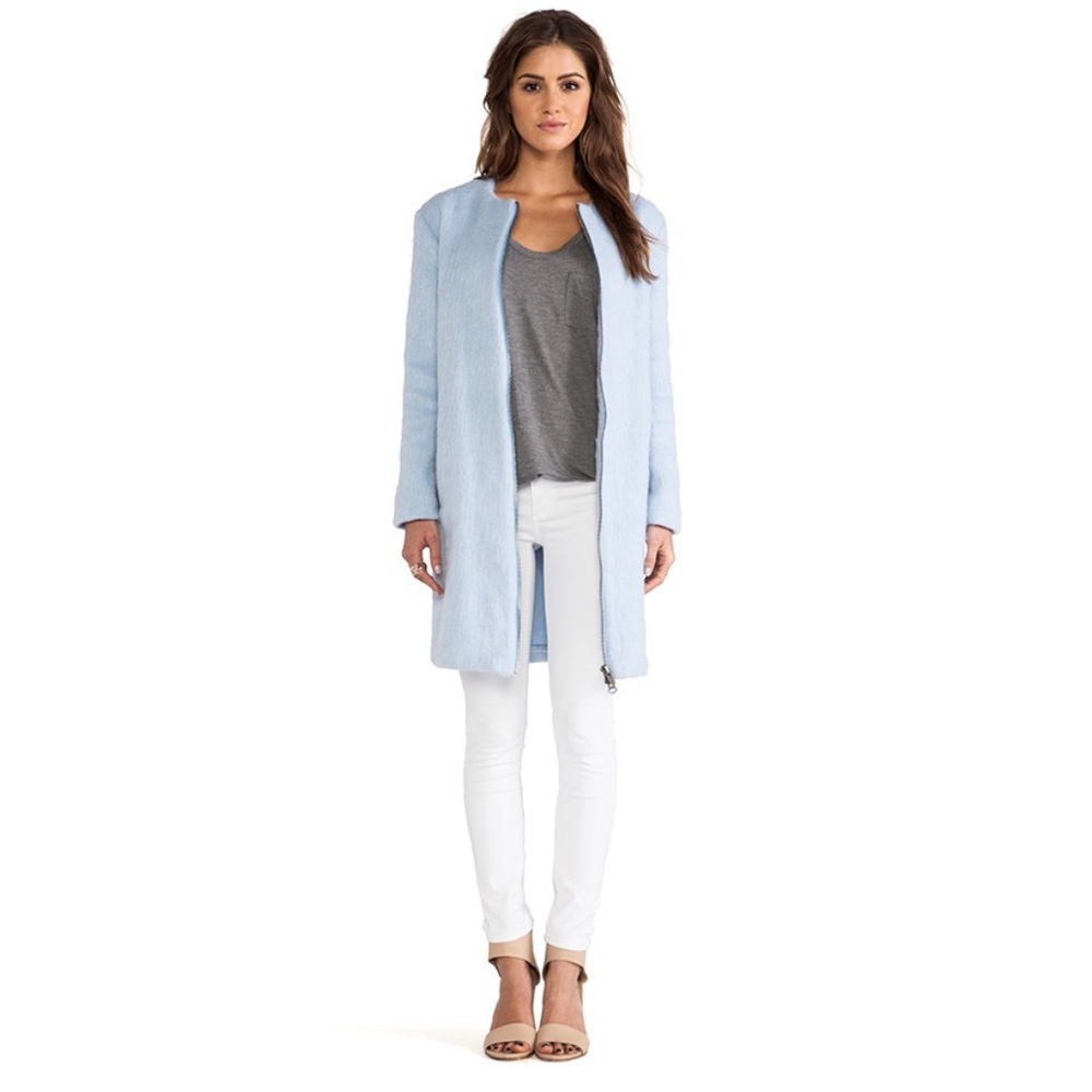 BB DAKOTA wool zip up coat